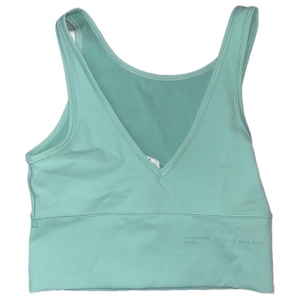 Lululemon Power Pivot Everlux Tank Top Wild Mint - Size 6 - Picture 4 of 8